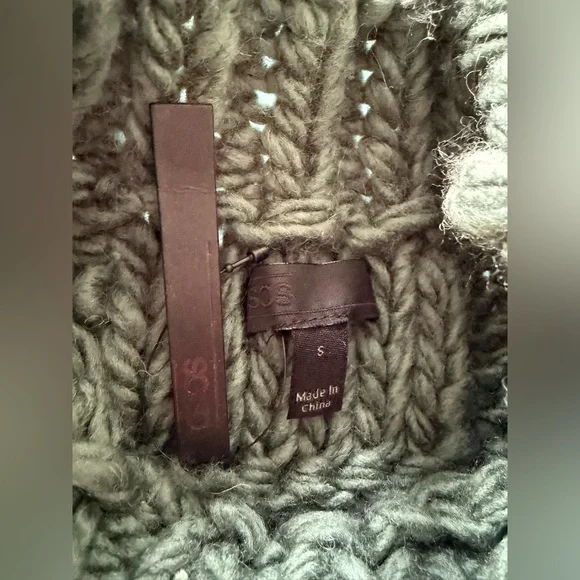 Men’s ASOS Chunky Sweater | Size S | Color: Teal - Picture 4 of 5